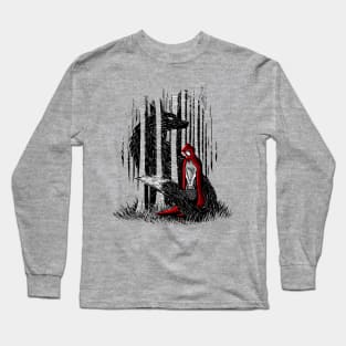 Red and the Wolf Long Sleeve T-Shirt